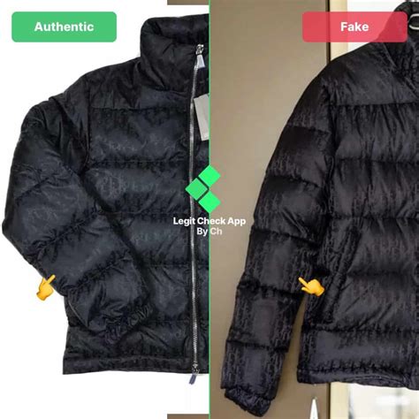 how to spot fake dior coat|dior jacket counterfeit.